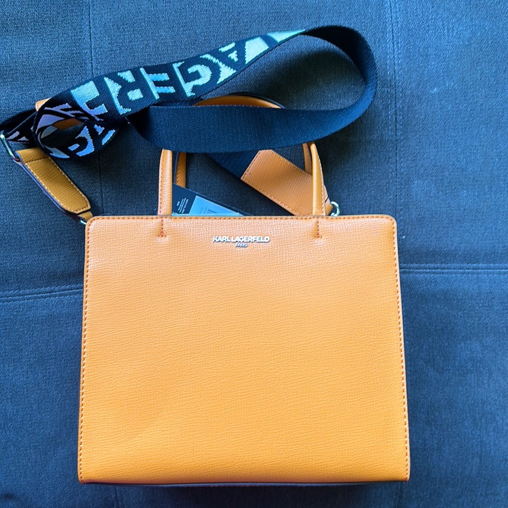 Karl Lagerfeld orange bag